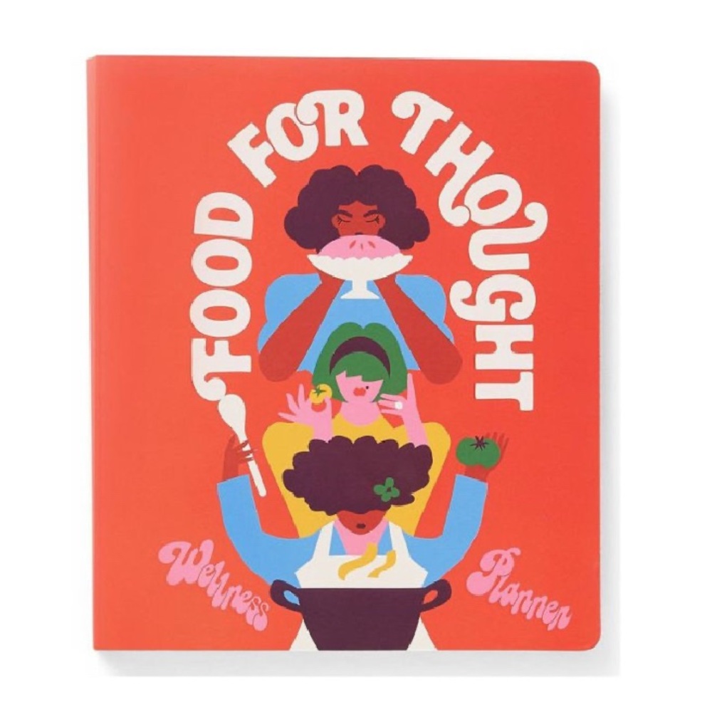 Ban.do Design Health Wellness Planner Food for Thought Theme Food Journal Log